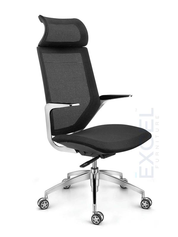 High Back Adjustable Ergonomic Boss Chair Executive Chair EF-EC101 with Black Mesh