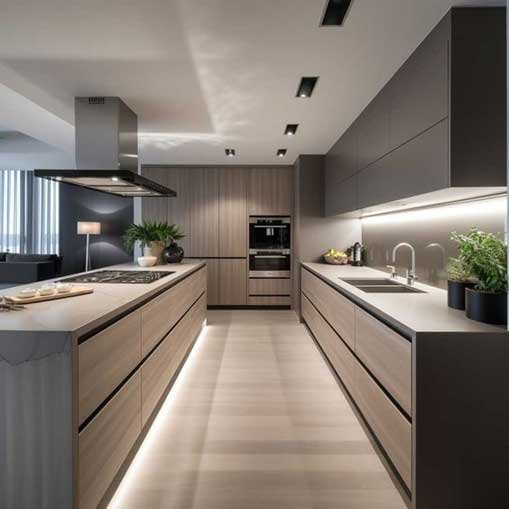 Parllel Kitchen Designs